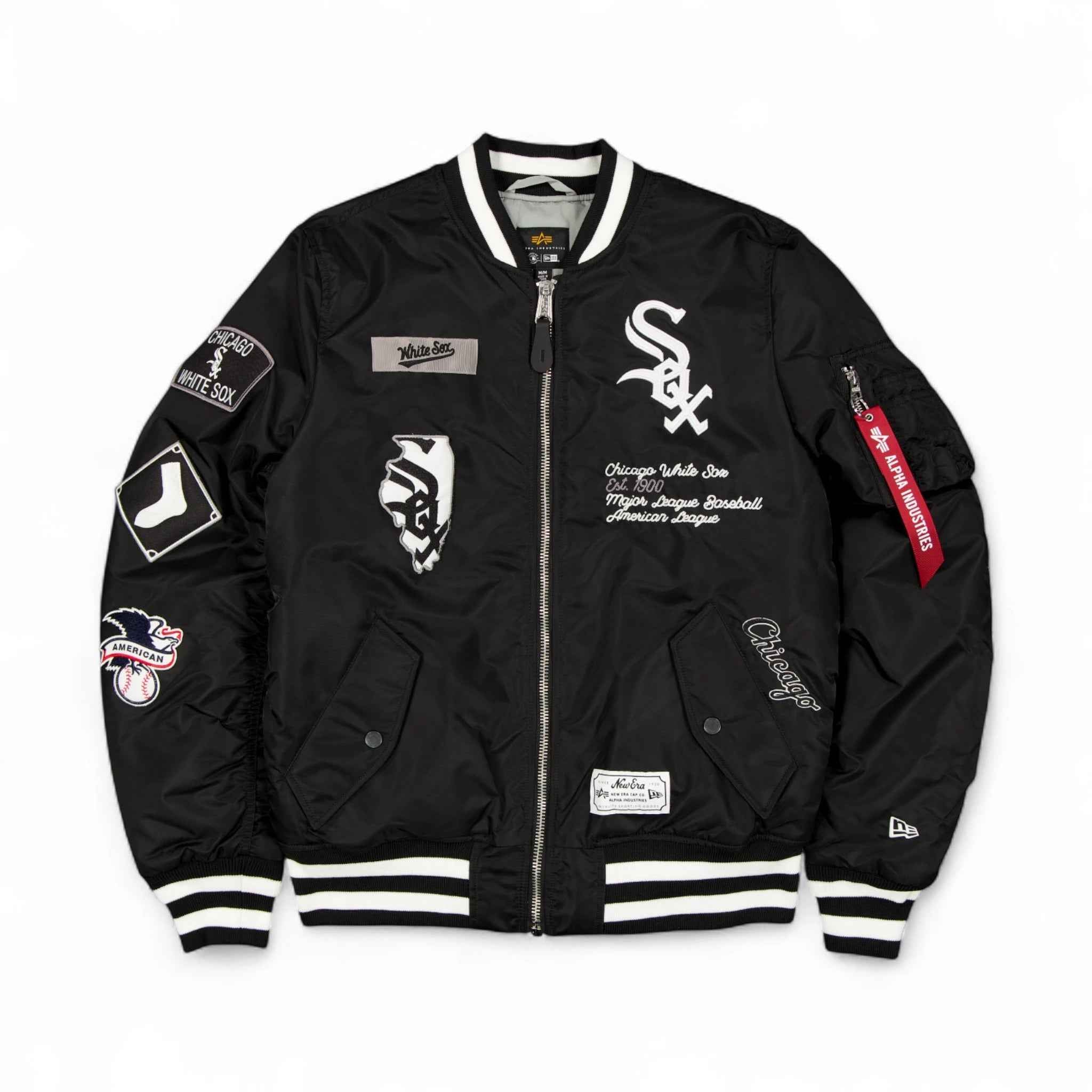Bomber Jacket Chicago White Sox New Era x Alpha Industries Open Lab
