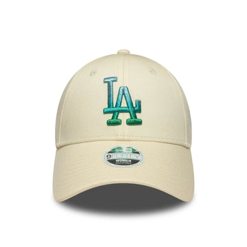 9Forty La Dodgers Womens Mlb Metallic Logo Cream 9Forty Adjustable Cap