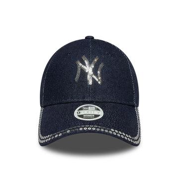 9Forty New York Yankees Mlb Paillettes Blu Scuro