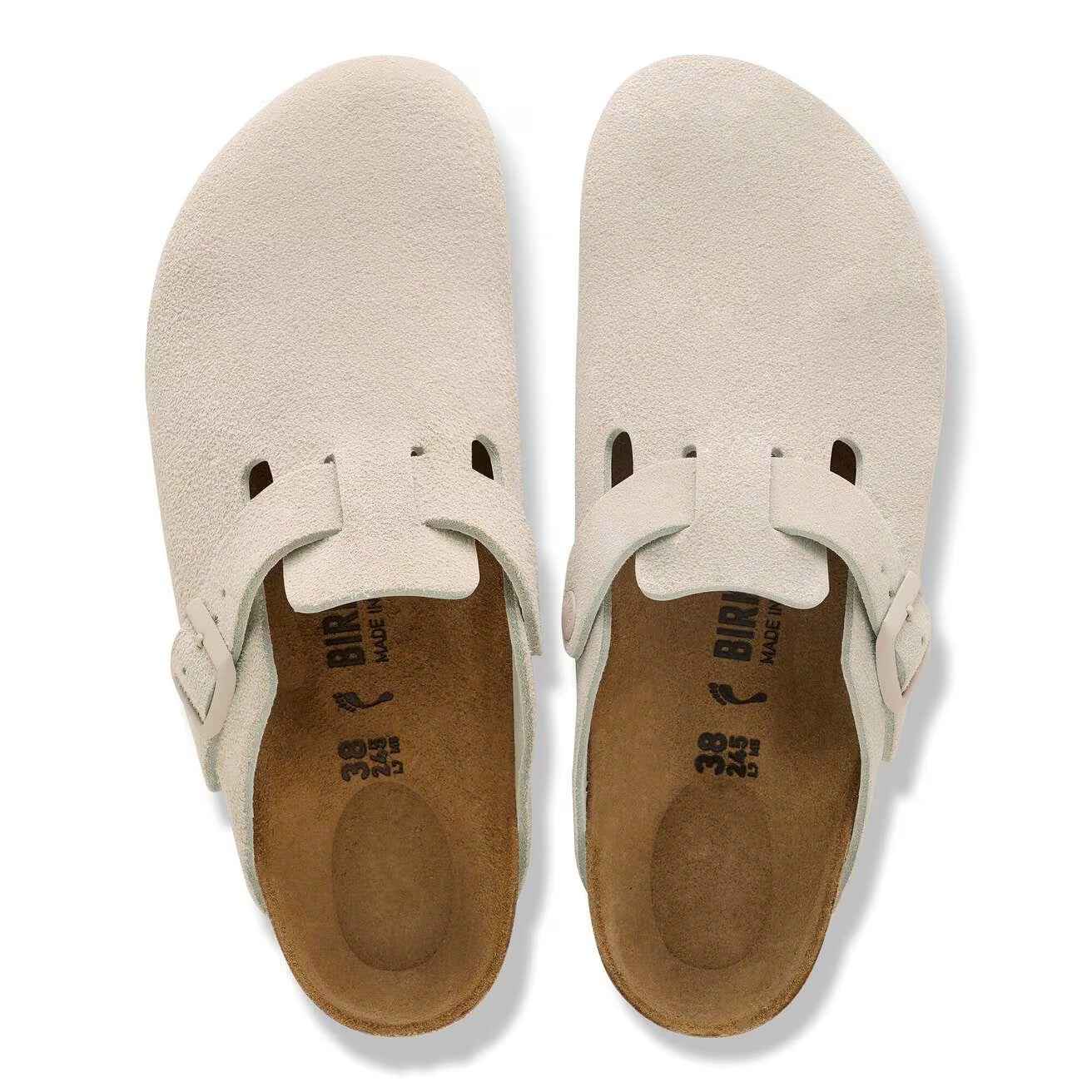Boston Suede Leather Oyster