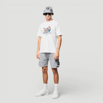 Maglietta grafica Everyone bianca