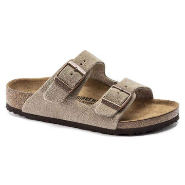 Arizona Taupe Suede Leather