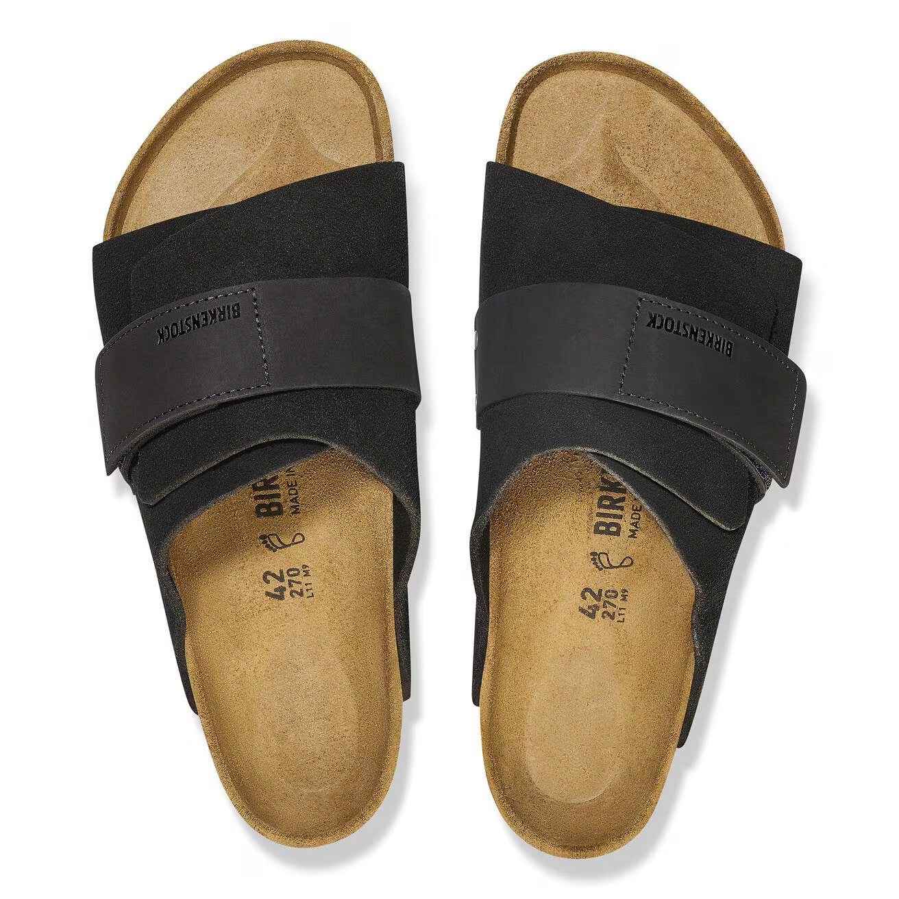 Kyoto Suede Leather/Nubuck Black