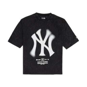 T-Shirt Boxy New York Yankees MLB Graphic Nera