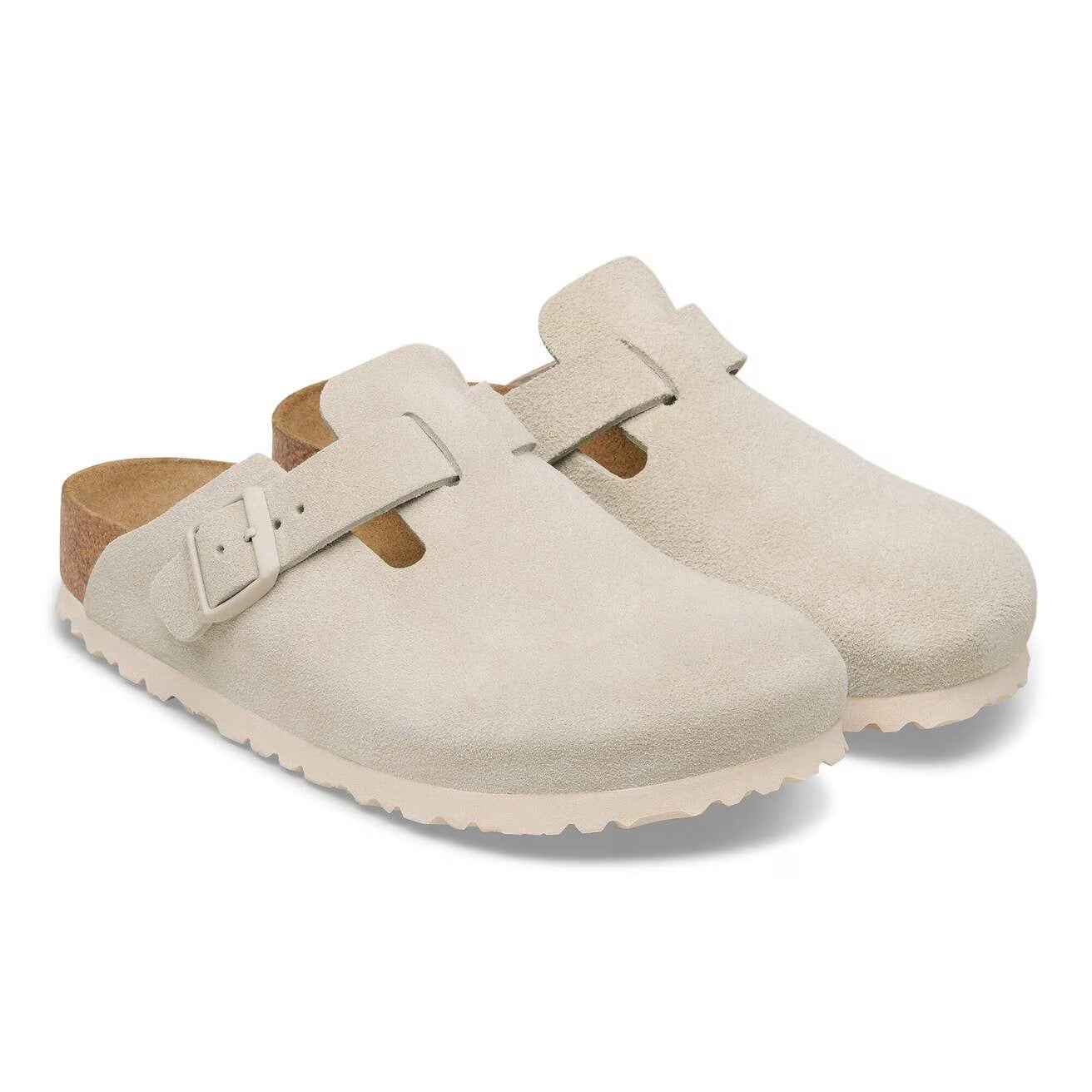 Boston Suede Leather Oyster