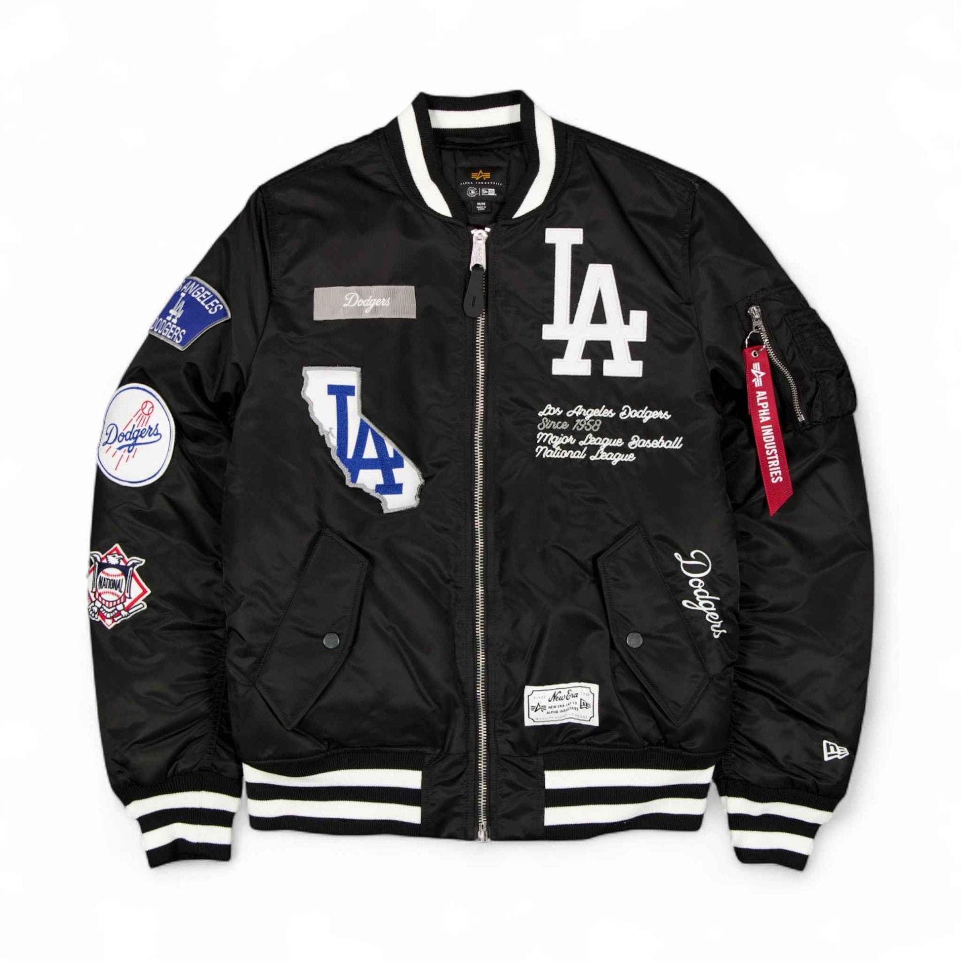 Bomber Jacket Los Angeles Dodgers New Era X Alpha Industries