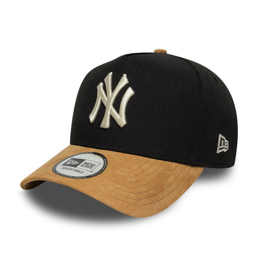 9Forty E-Frame New York Yankees Mlb Suede Visor Nero