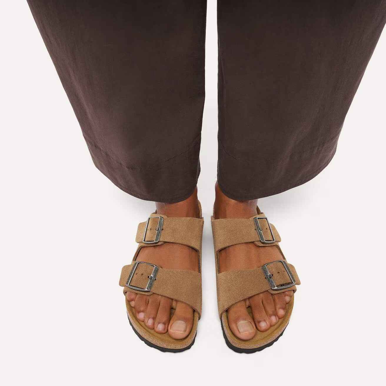Arizona Dark Tea Suede Leather