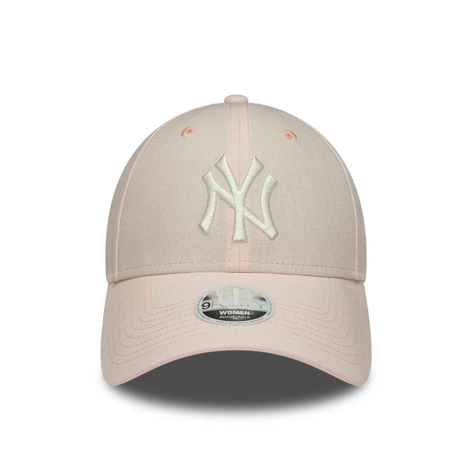 9FORTY New York Yankees MLB Linen Rosa Pastello Donna