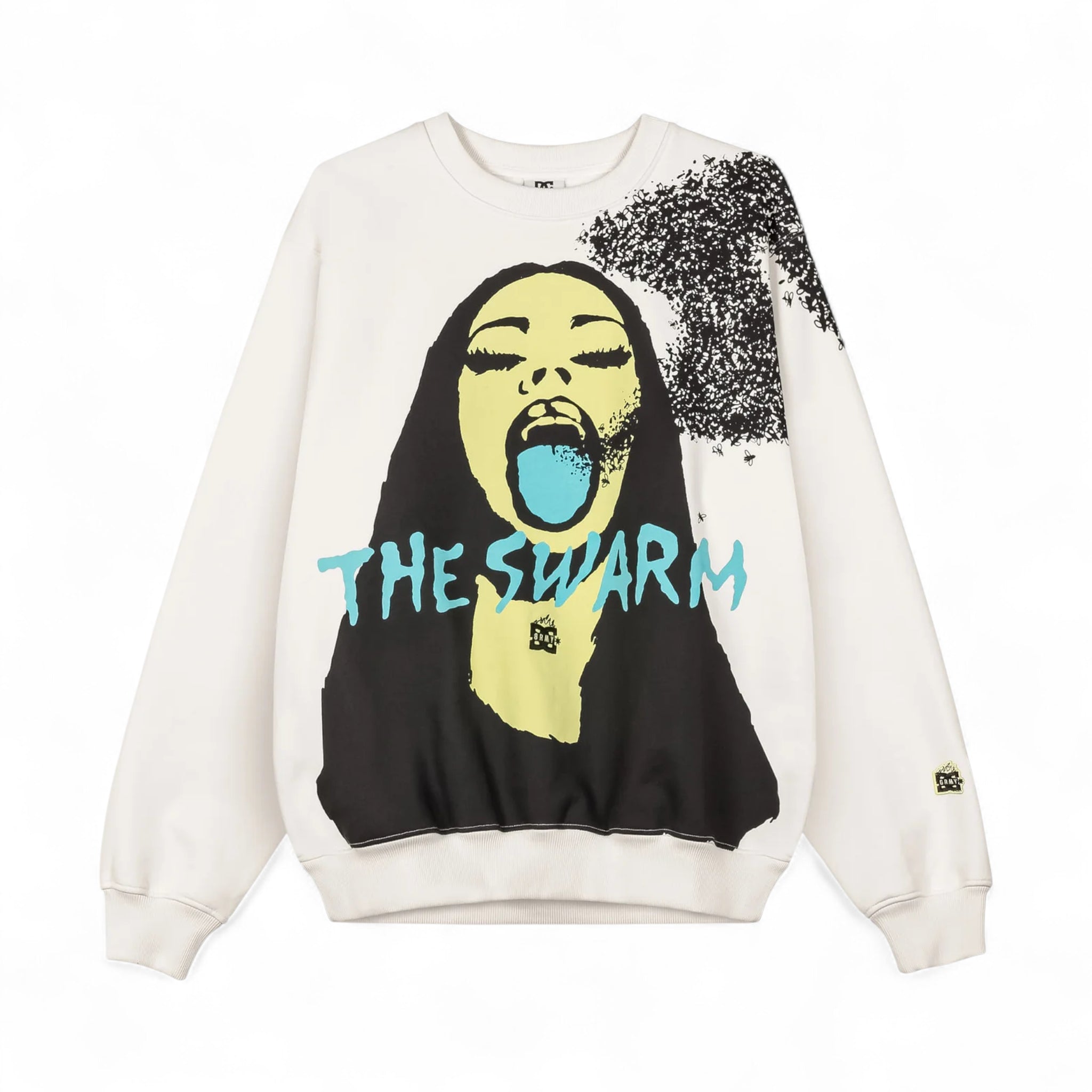 The Swarm Dc Shoes X Grimey Raw Honey Off White Sweatshirt