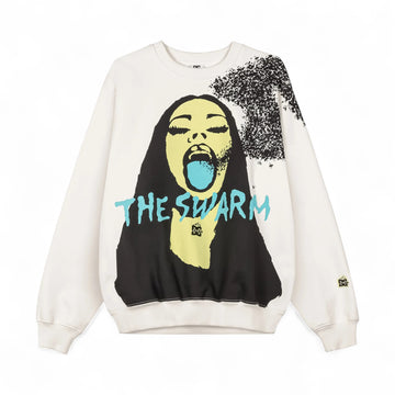 The Swarm Dc Shoes X Grimey Raw Honey Off White Sweatshirt