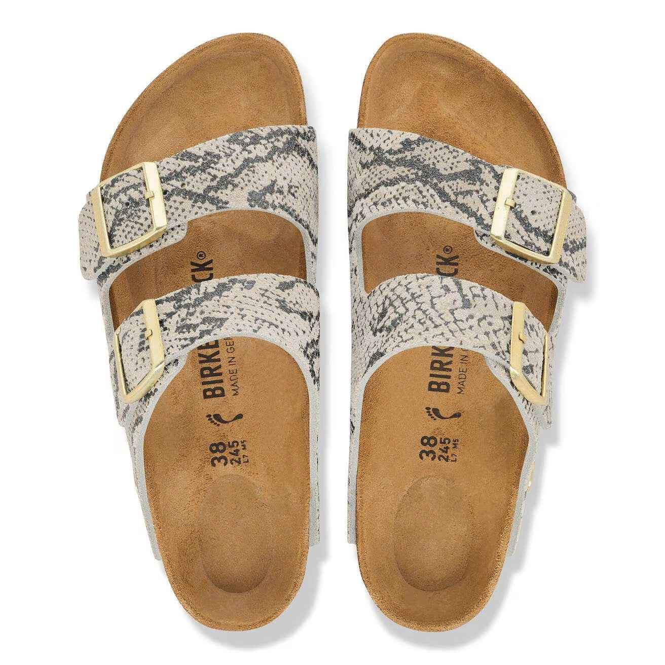 Arizona Snake Oyster Suede Leather