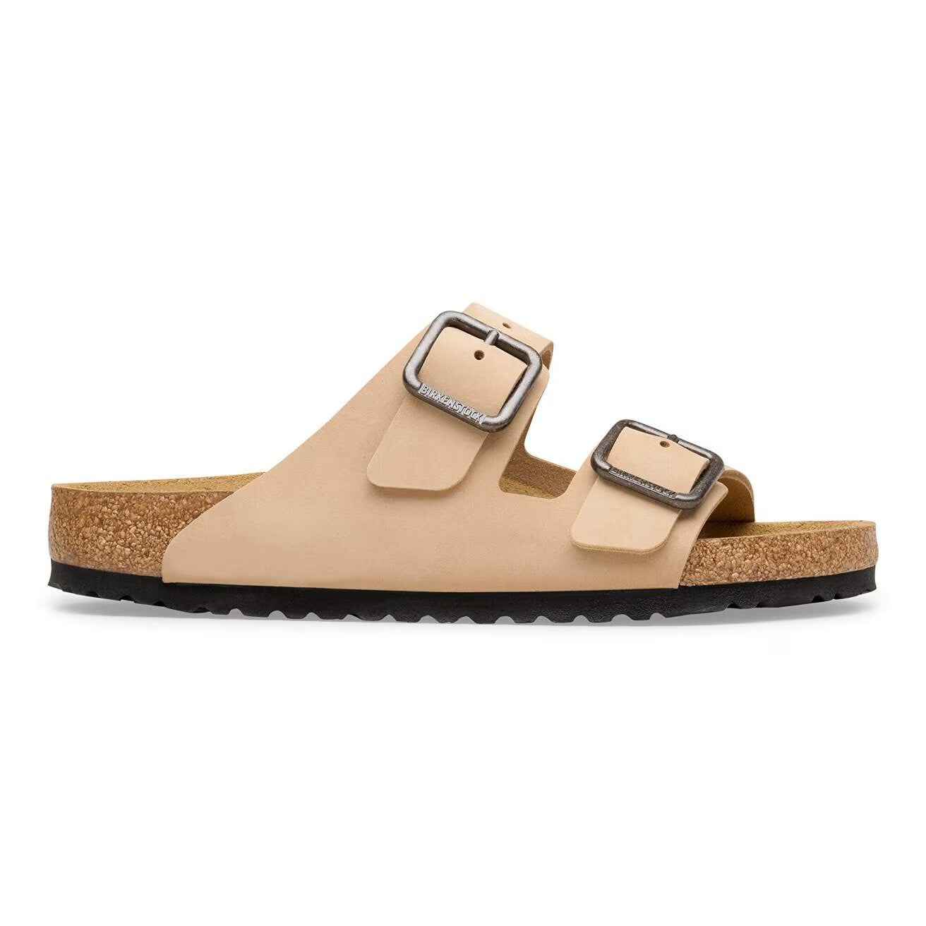 Arizona Wire Buckle Nubuck Leather Sandcastle
