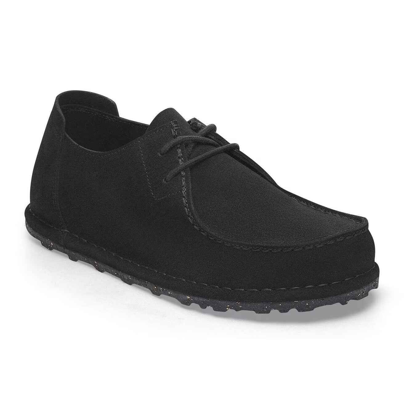 Utti Lace Suede Leather Black