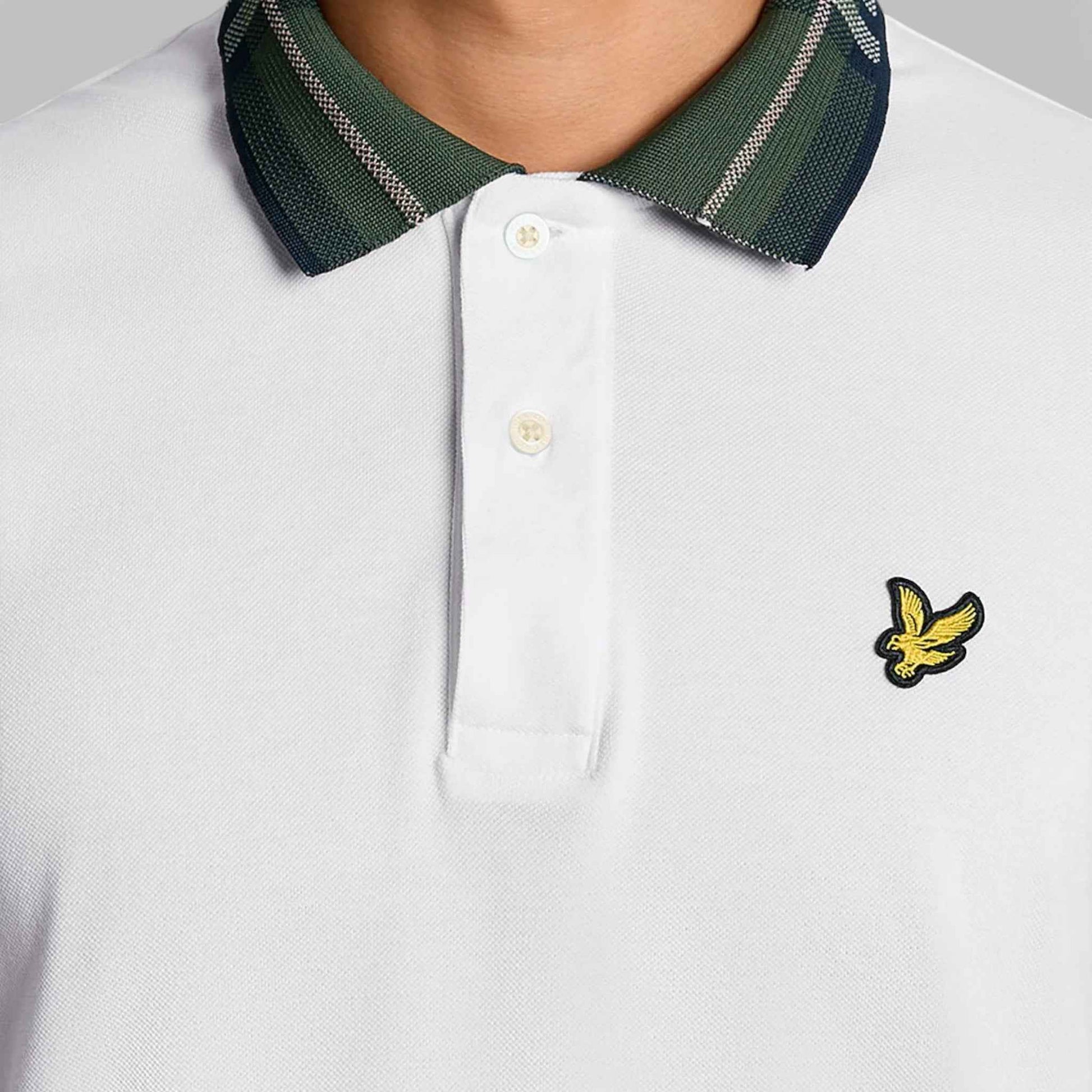 Tartan Collar Polo Shirt