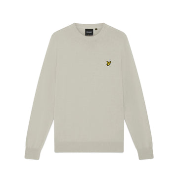 Cotton Merino Crew Neck Jumper