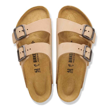 Arizona Wire Buckle Nubuck Leather Sandcastle