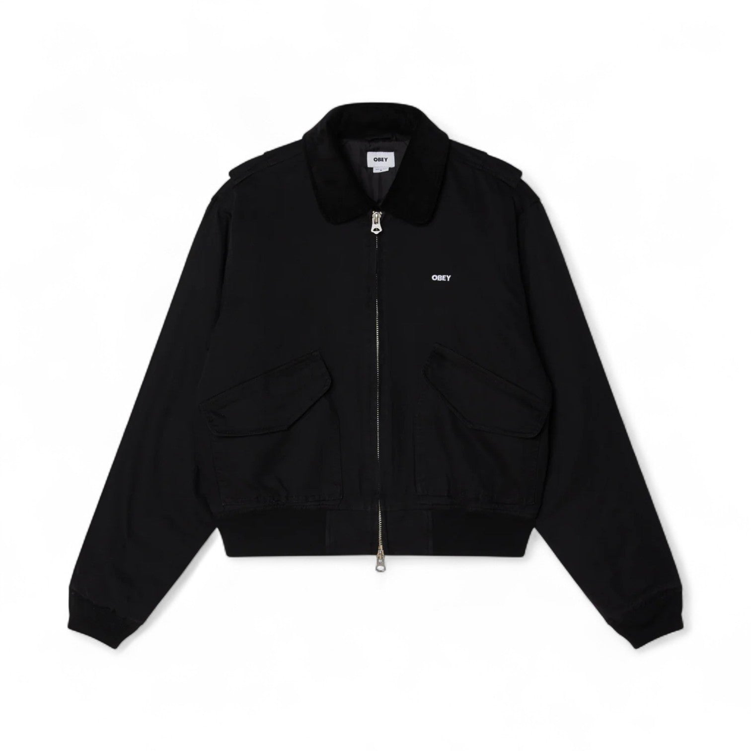Fade Wash Cwu Jacket - Black Faded Wash
