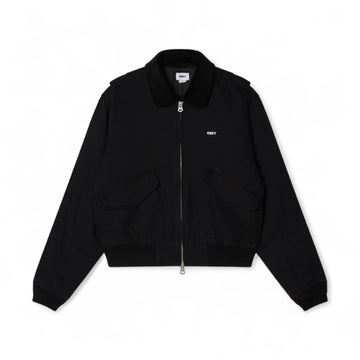 Fade Wash Cwu Jacket - Black Faded Wash