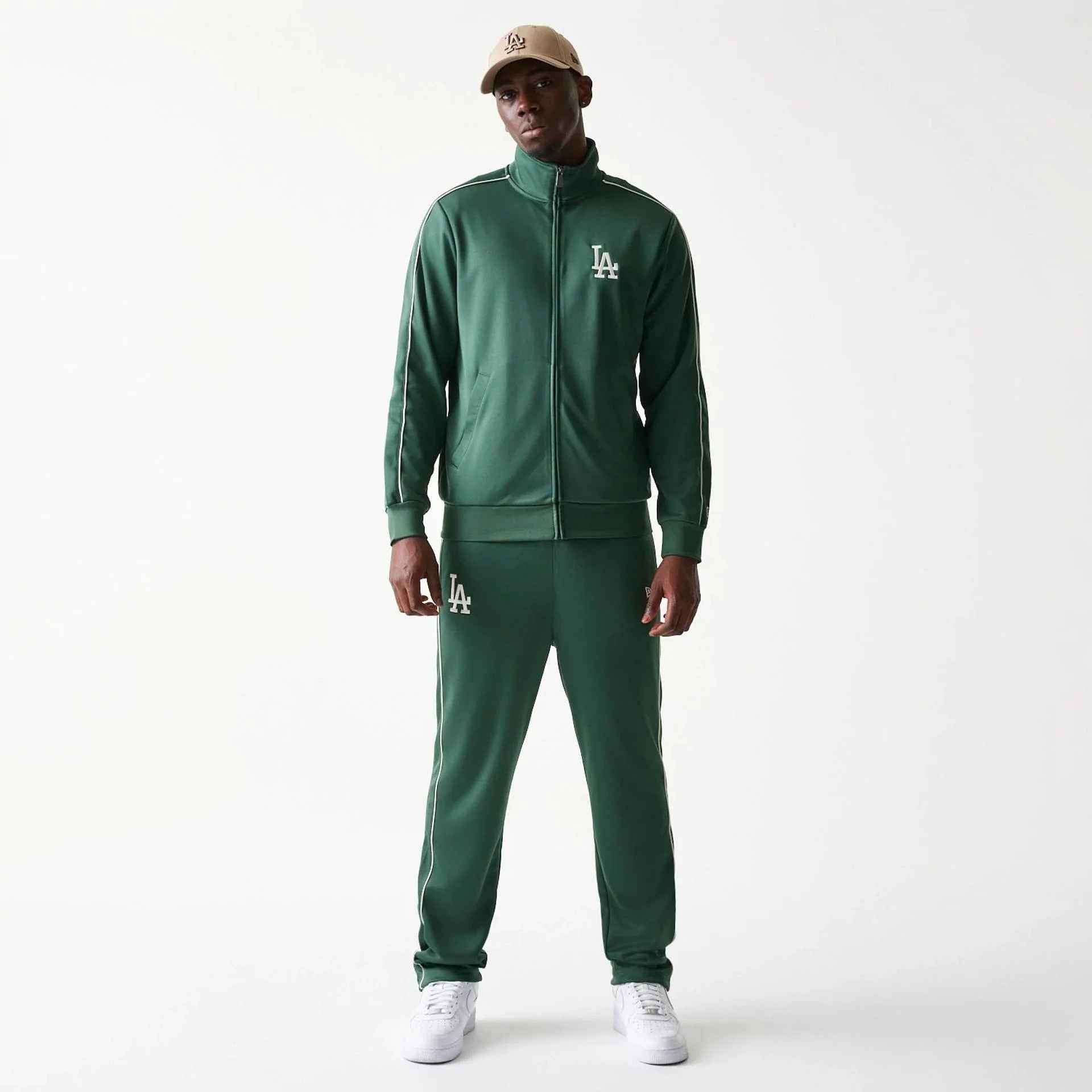 Giacca Track LA Dodgers MLB Piping Verde Scura