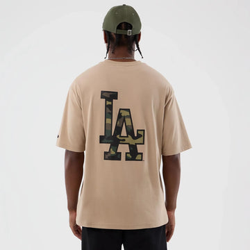 T-Shirt Oversized LA Dodgers MLB Infill Beige