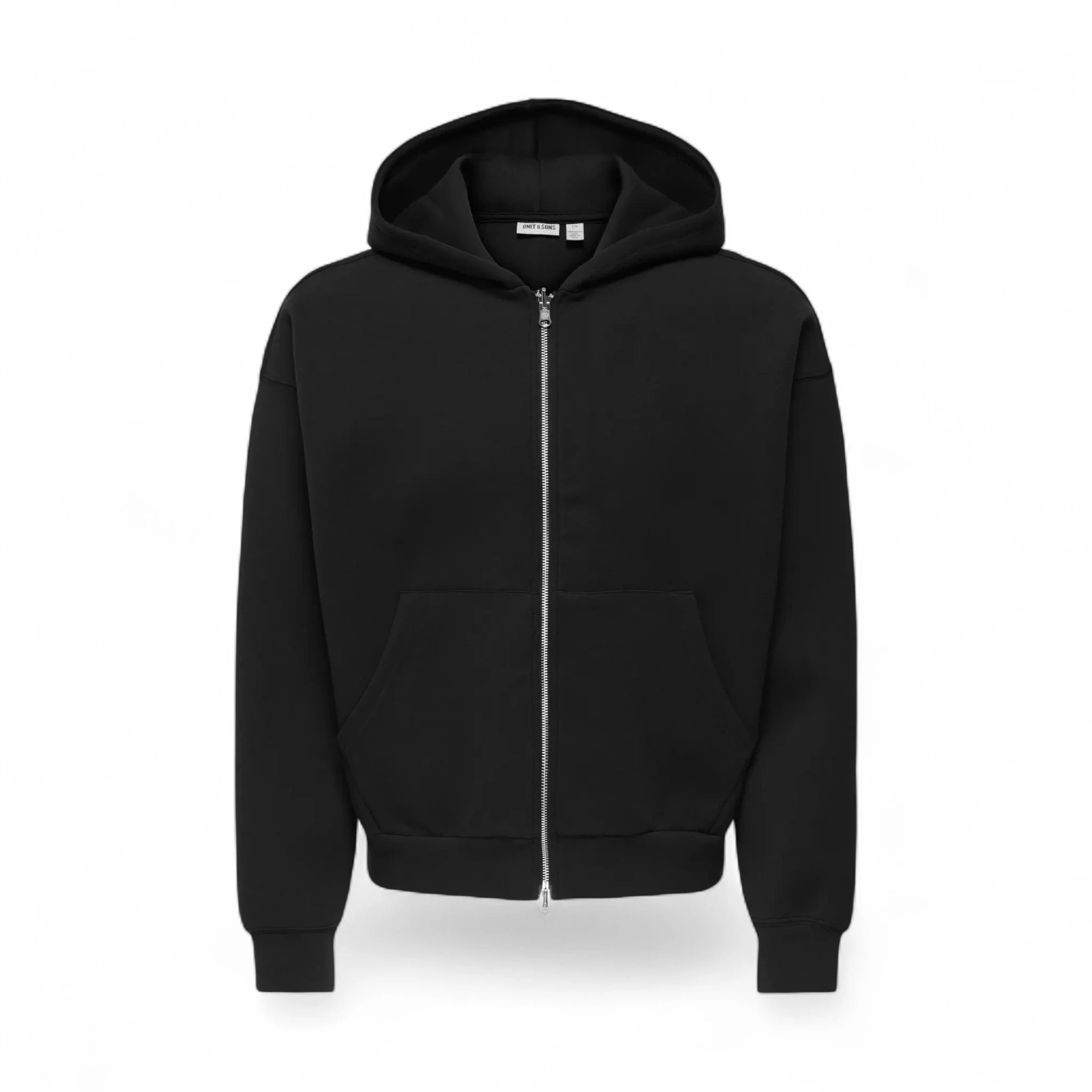 Onsgoyle Boxy Ls Scuba Zip Hoodie Sweat