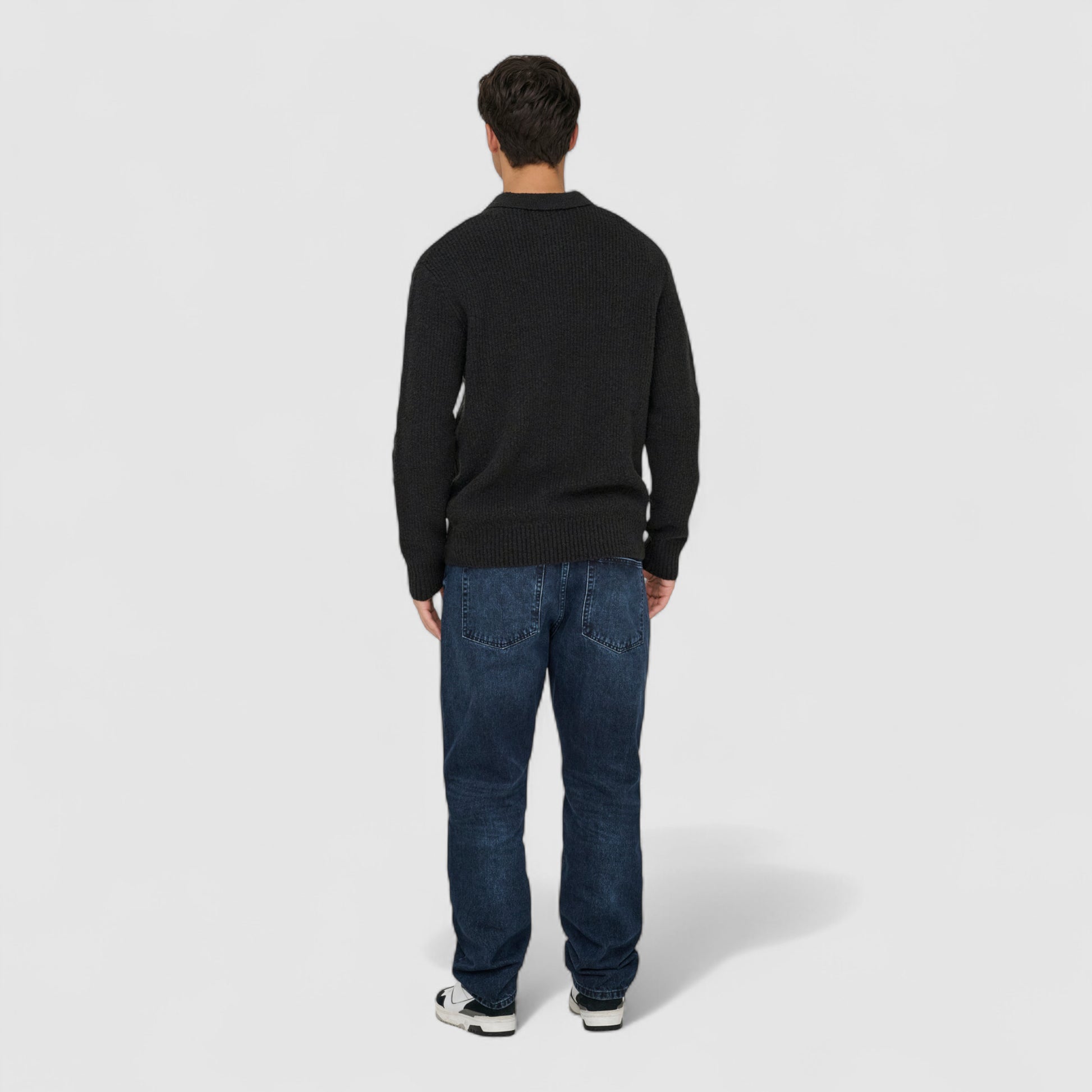 Onsdale Rlx Ls Polo Knit Noos - OPEN LAB
