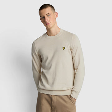 Cotton Merino Crew Neck Jumper