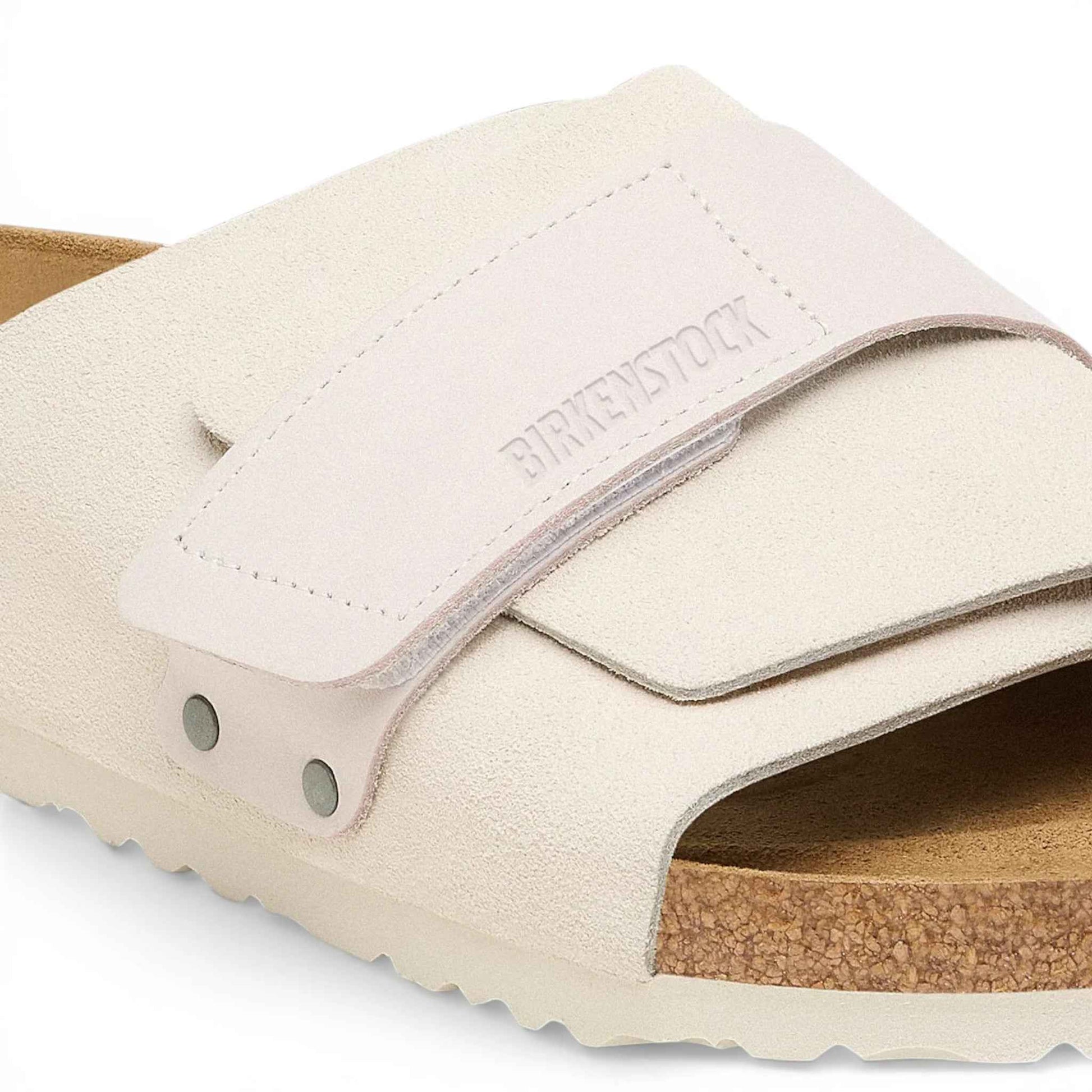 Kyoto Antique White Suede Leather/Nubuck