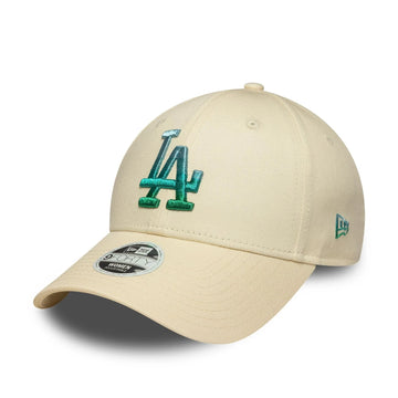 9Forty La Dodgers Womens Mlb Metallic Logo Cream 9Forty Adjustable Cap