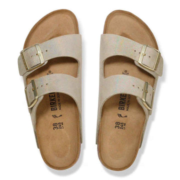 Arizona Suede Leather Shimmering Taupe