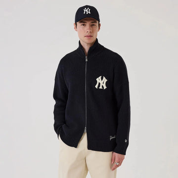 Cardigan New York Yankees MLB 2 Way Zip Blu Navy