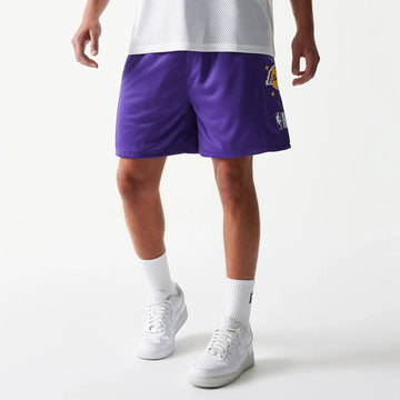 Pantaloncini LA Lakers NBA Mesh Viola