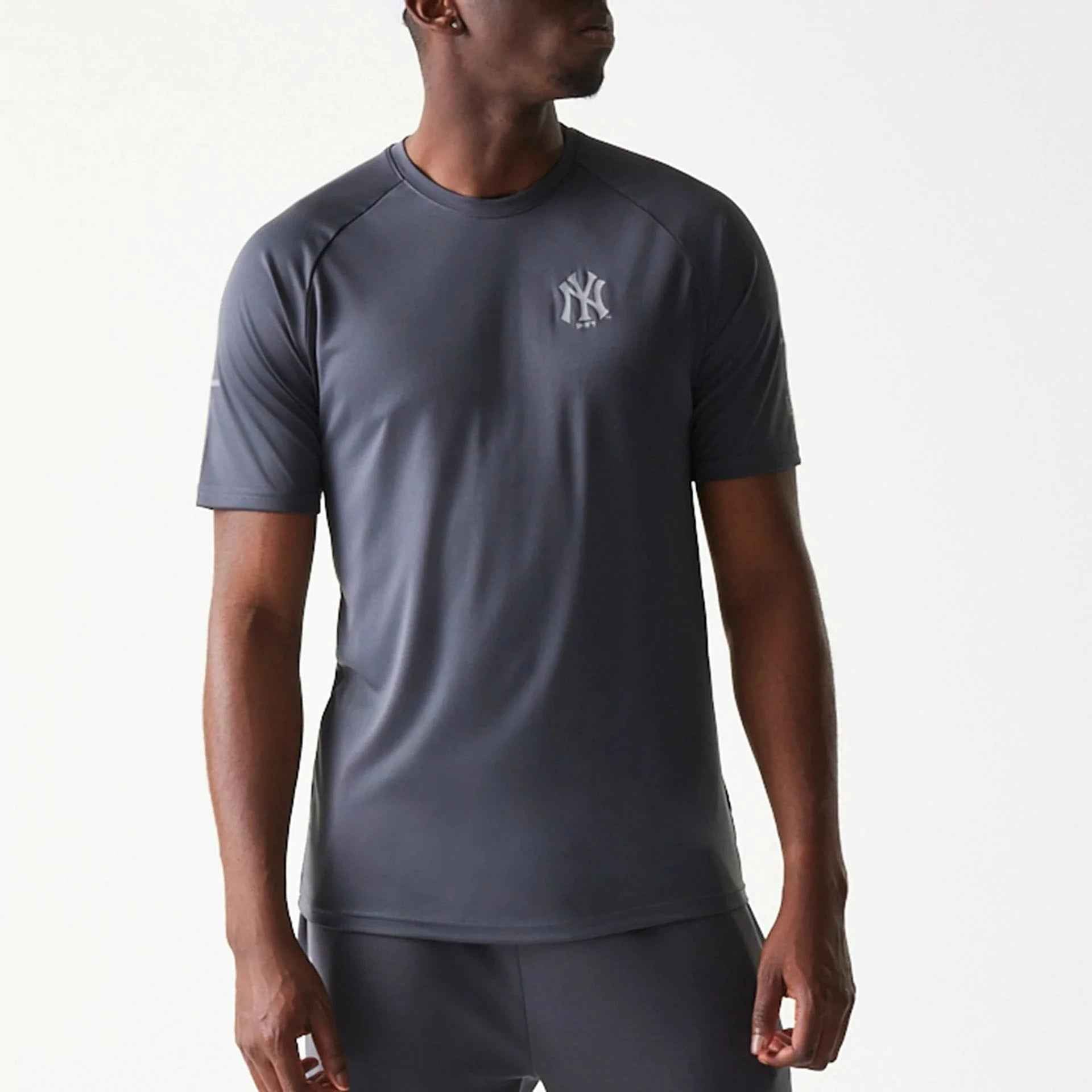 T-Shirt New York Yankees MLB Grigio Scura