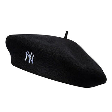 Beret New York Yankees MLB Wool Script Nero