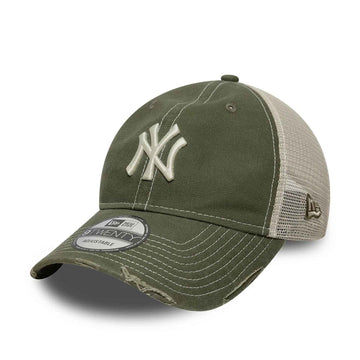 9TWENTY Trucker New York Yankees MLB Cotton Canvas Verde