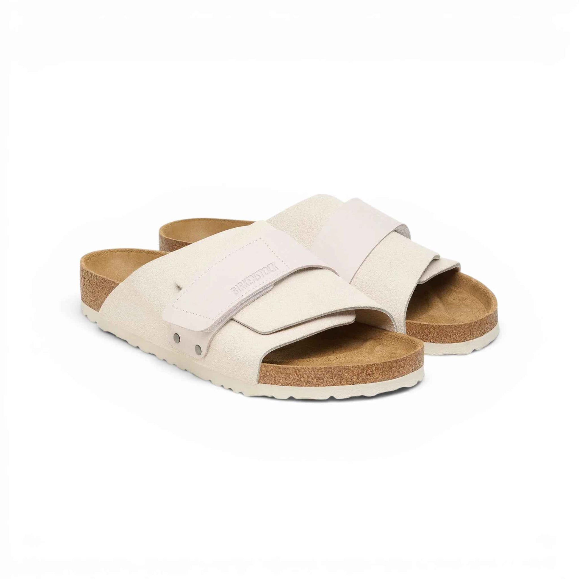 Kyoto Antique White Suede Leather/Nubuck