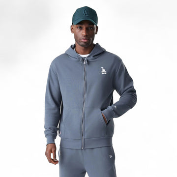 Felpa Oversized LA Dodgers MLB Midi League Essential Grigia Scura