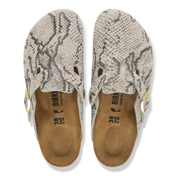Boston Snake Oyster Suede Leather