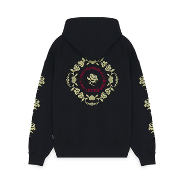 Floral Zip Hoodie