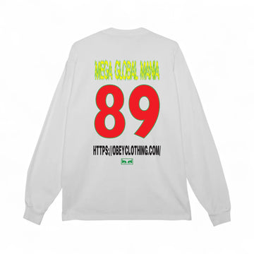 Obey Mega Global Mania Pigment Ls T-Shirt
