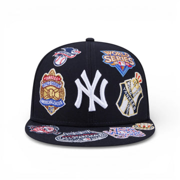 59FIFTY Fitted Cap New York Yankees MLB All Over Blu Navy