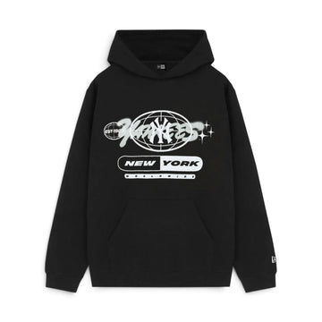 Felpa Hoodie Oversized New York Yankees MLB Logo Graphic Nera