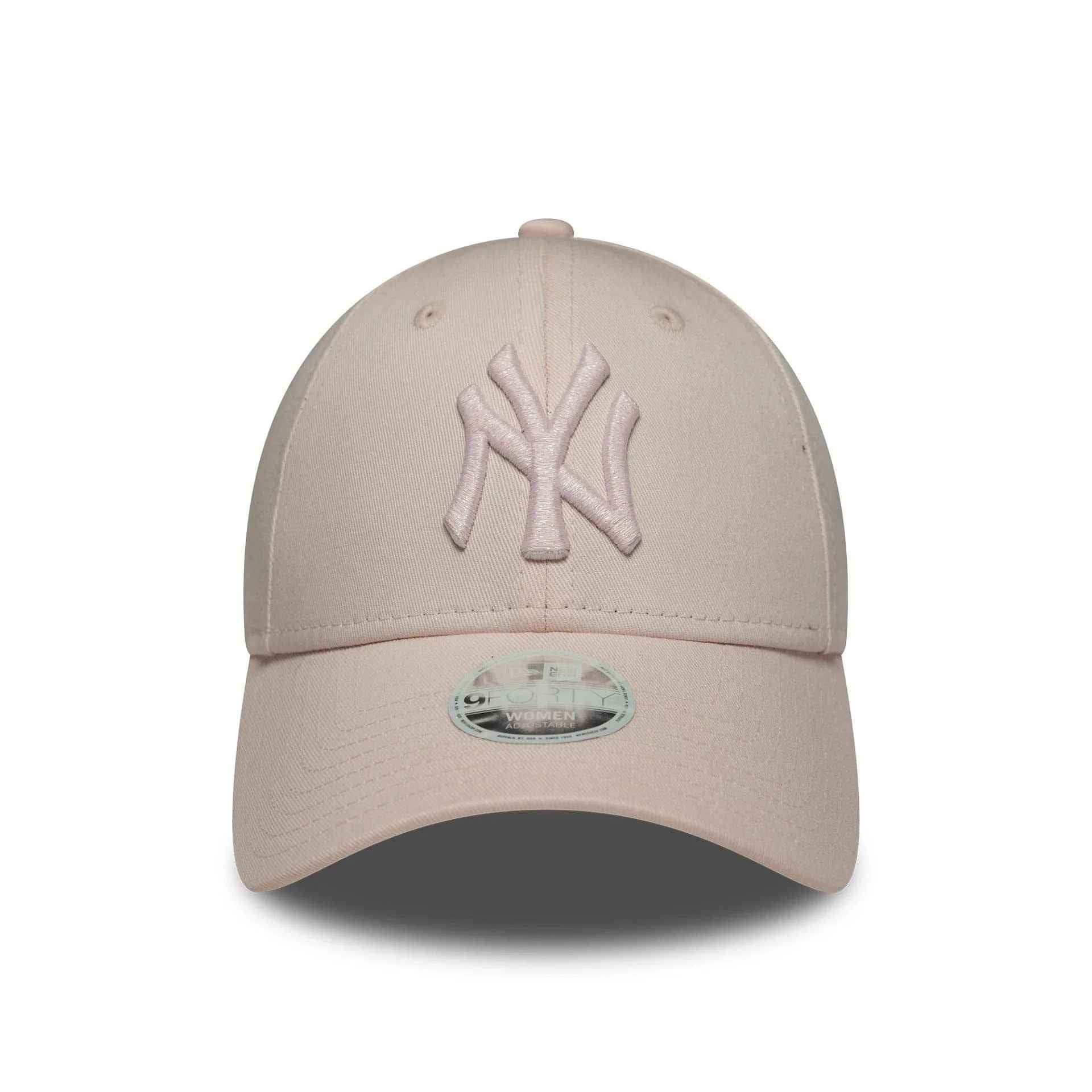 9Forty New York Yankees MLB MLB Metallic Logo Rosa Pastello Donna