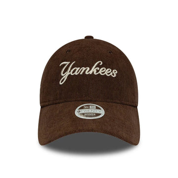 9TWENTY New York Yankees MLB Script Cord Marrone Donna