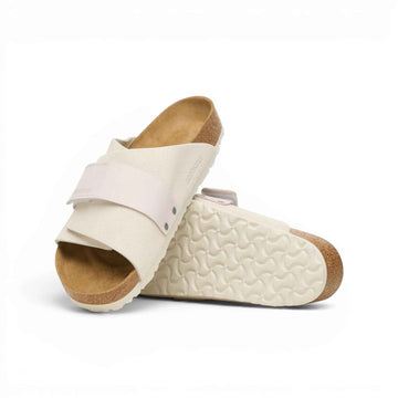 Kyoto Antique White Suede Leather/Nubuck