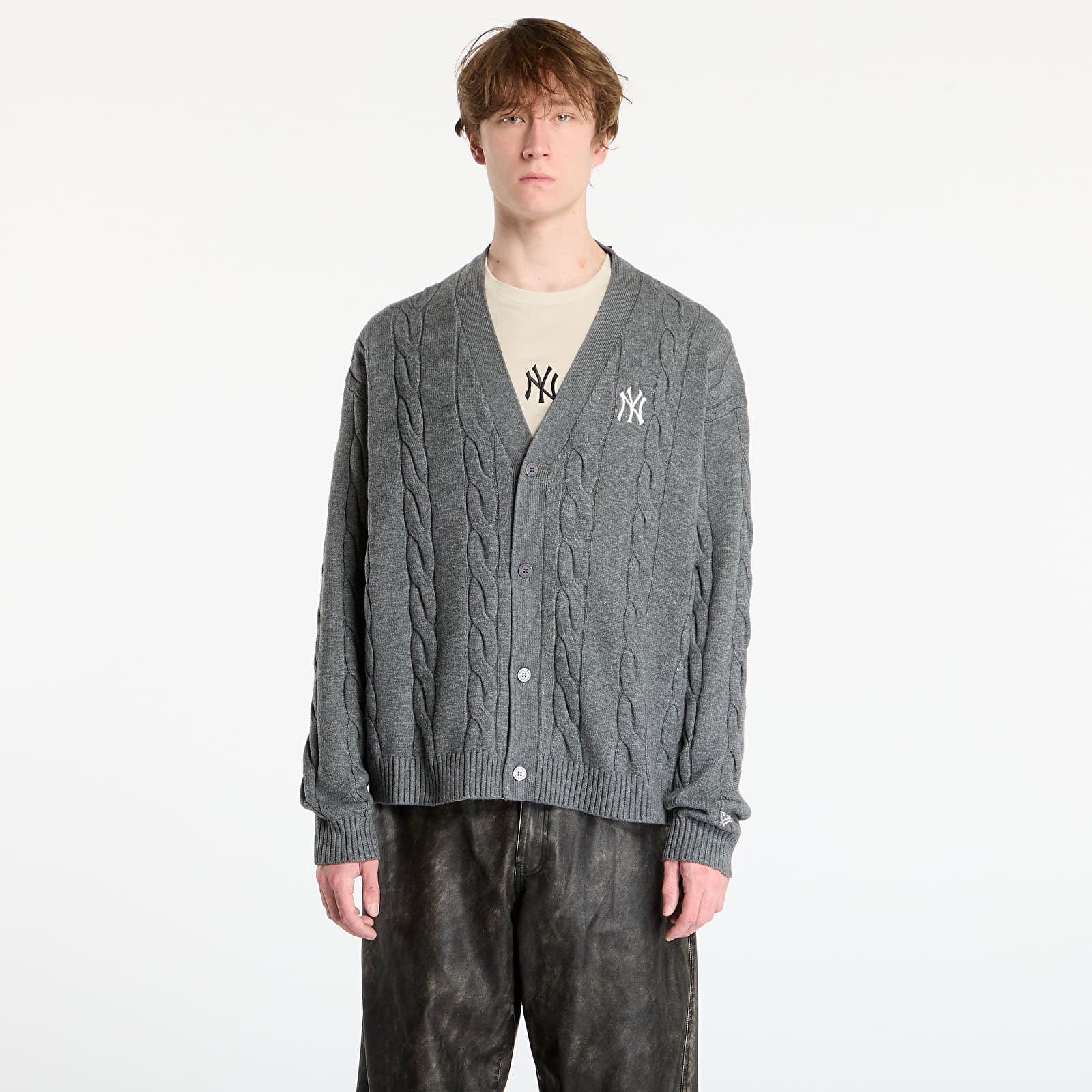 Cardigan New York Yankees MLB Grigio - OPEN LAB