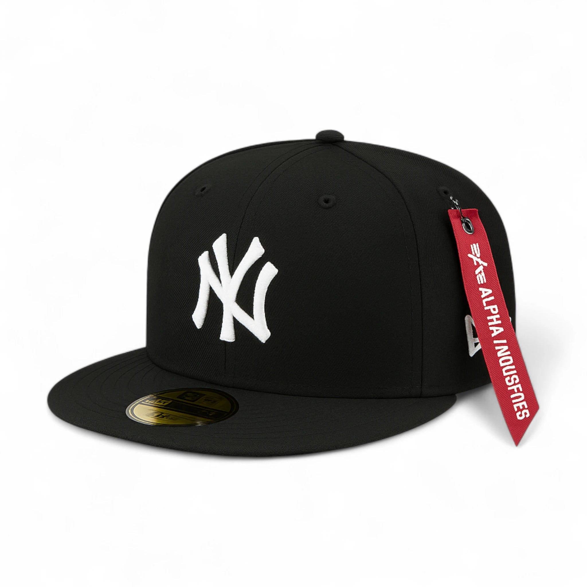59Fifty Fitted x Alpha Industries  New York Yankees Patches Fitted Hat Black