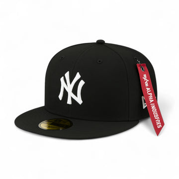 59Fifty Fitted x Alpha Industries  New York Yankees Patches Fitted Hat Black