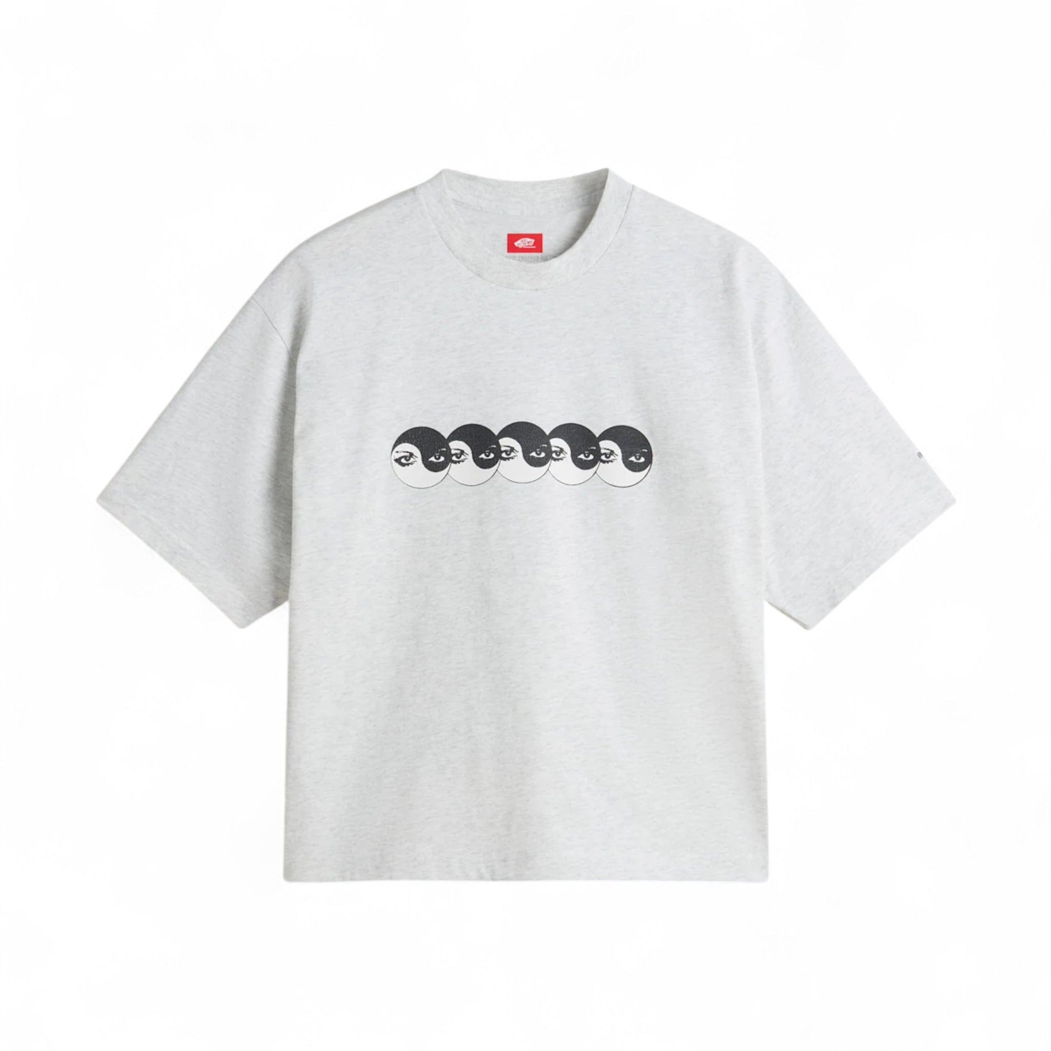 Skate Ying Yang Eyes Sh Ash Heath Tee